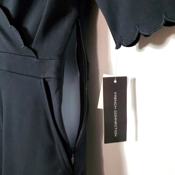 French Connection Beau Scallop-Trim Romper - US 4 - Picture 8 of 11